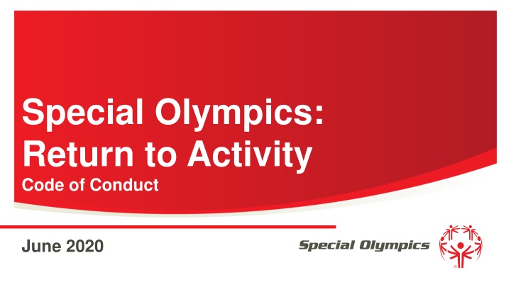 special olympics return to activity code