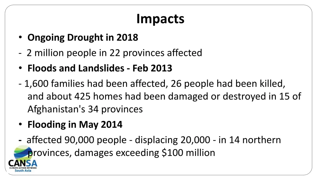 impacts