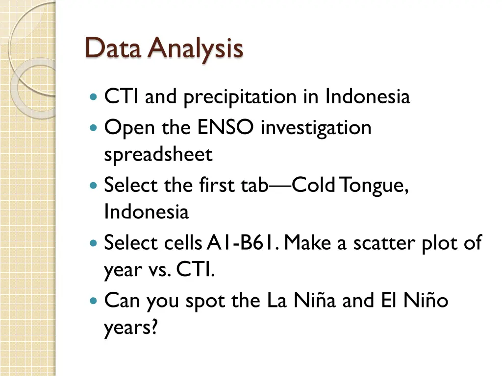 data analysis