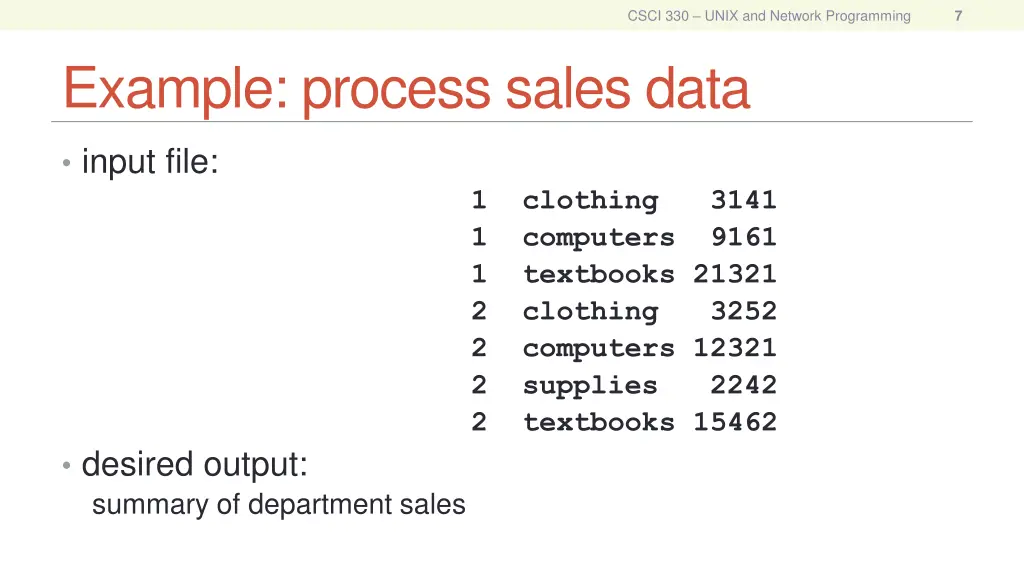 csci 330 unix and network programming 6