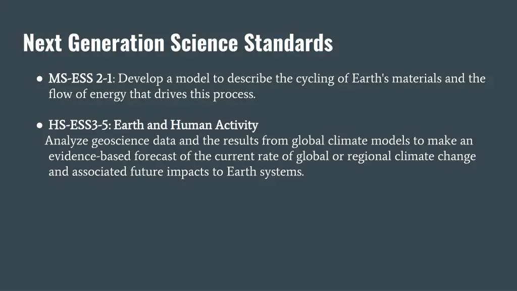 next generation science standards