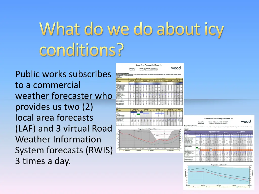 what do we do about icy conditions