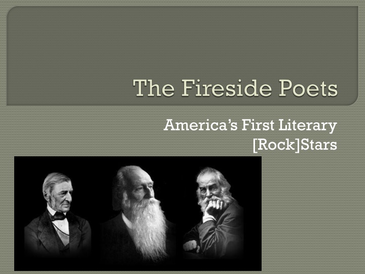 america s first literary rock stars