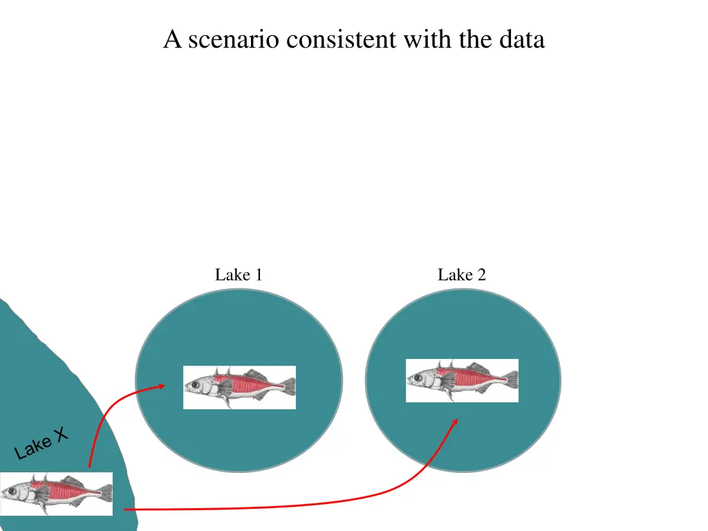 a scenario consistent with the data