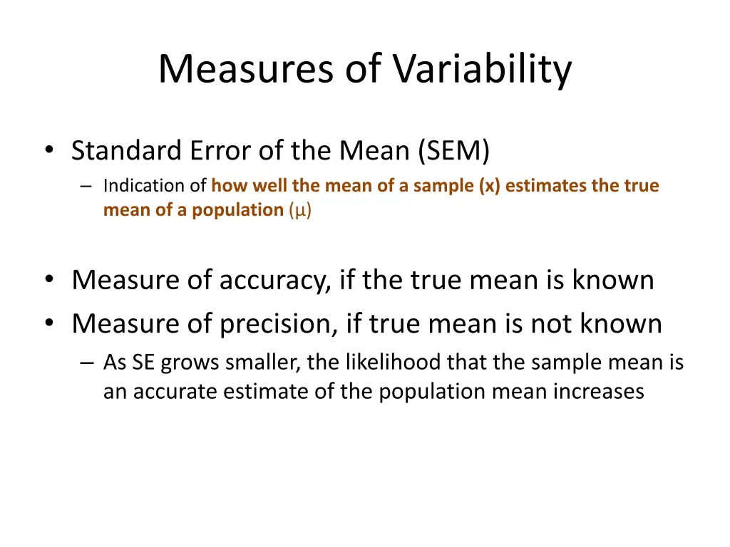 measures of variability 1