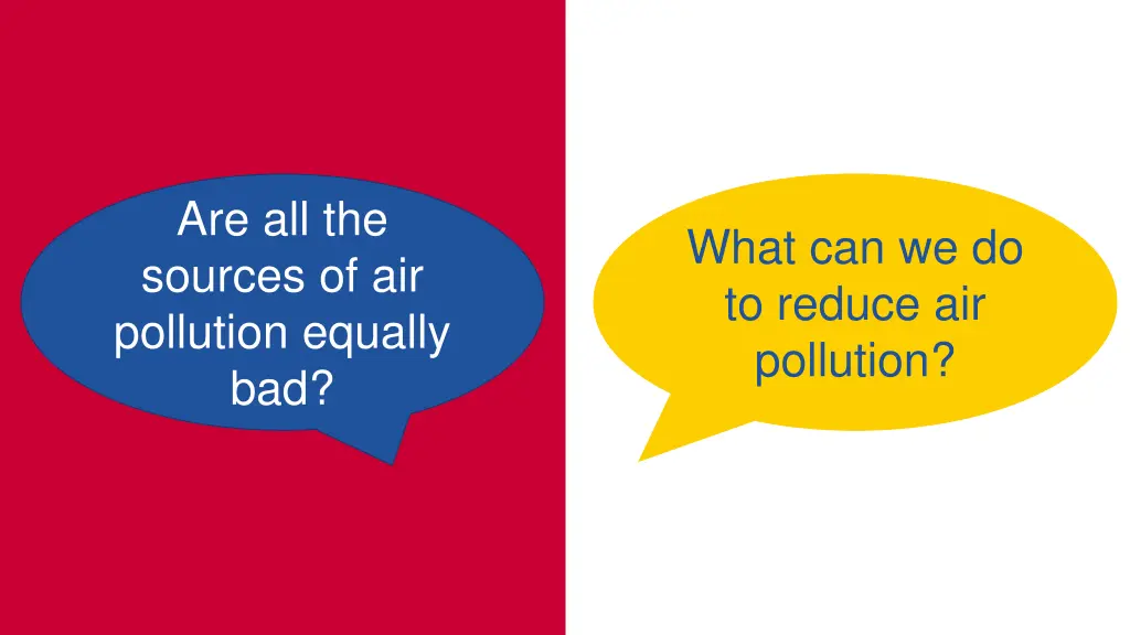 are all the sources of air pollution equally bad