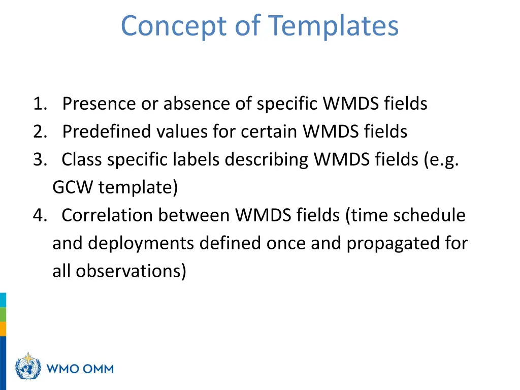 concept of templates