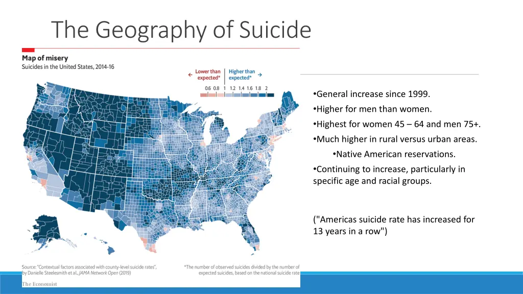 the geography of suicide