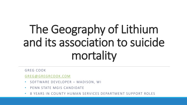 the geography of the geography of lithium