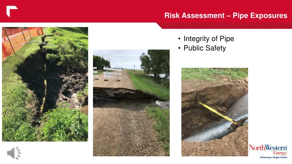 risk assessment pipe exposures