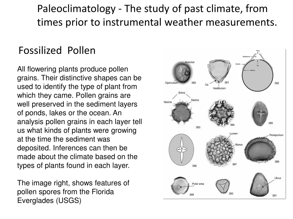 paleoclimatology the study of past climate from 4