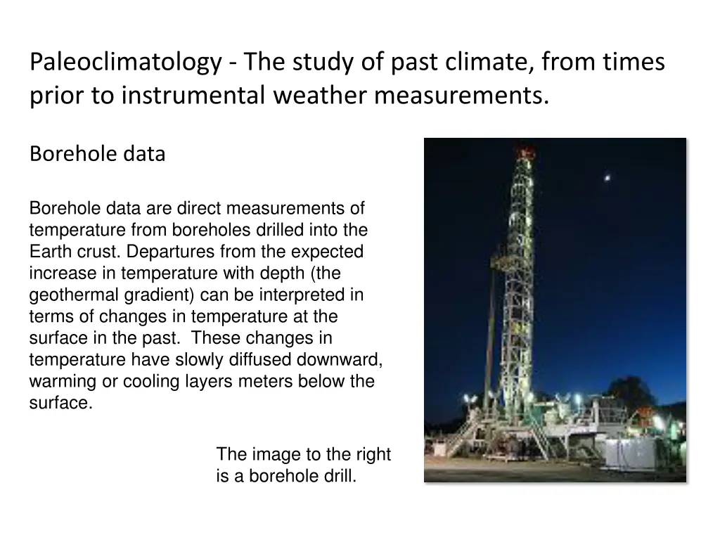 paleoclimatology the study of past climate from 6