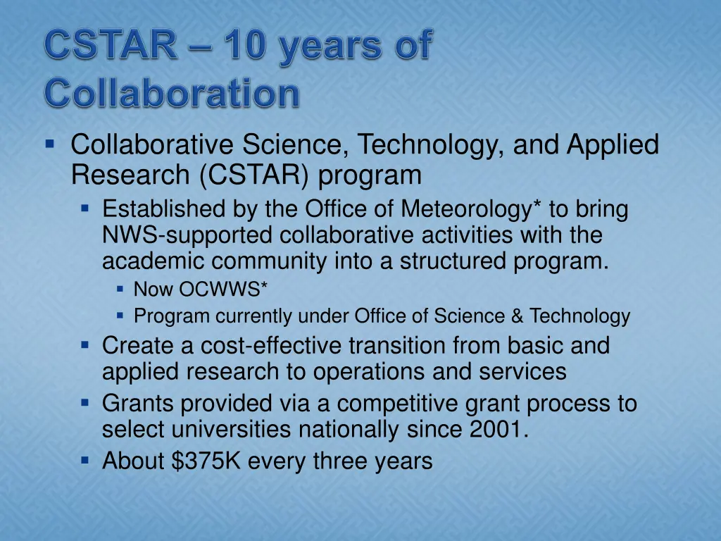 collaborative science technology and applied