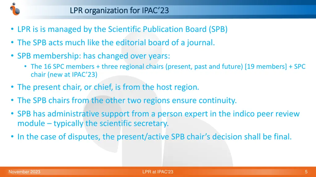 lpr organization for ipac 23 lpr organization