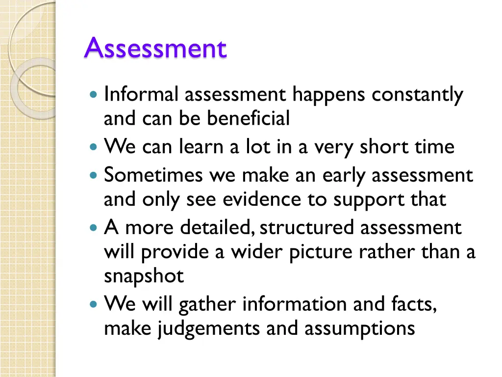 assessment