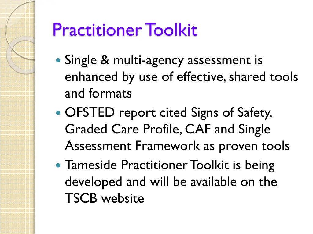 practitioner toolkit