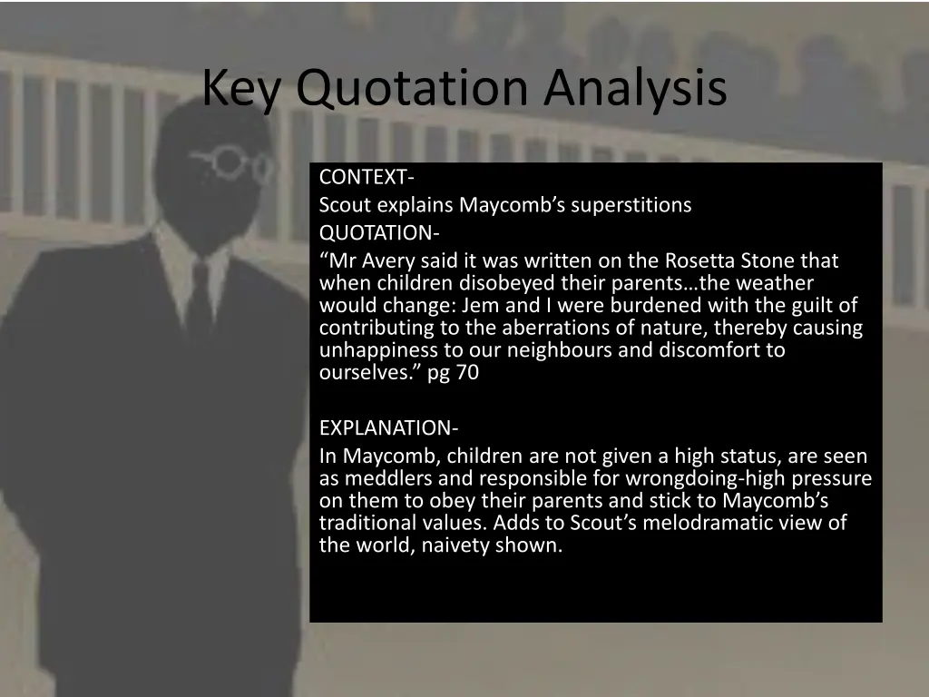 key quotation analysis