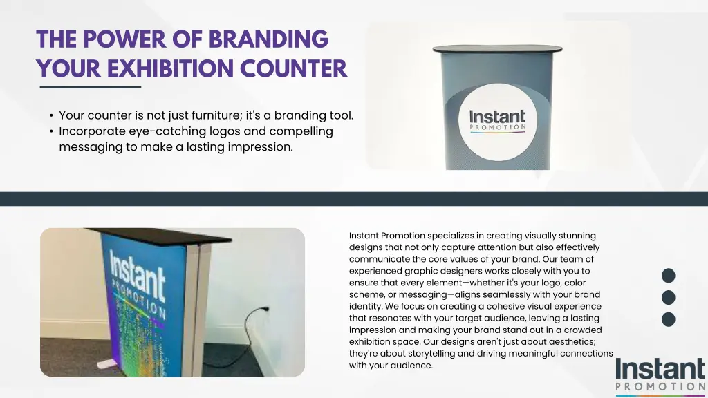 the power of branding your exhibition counter