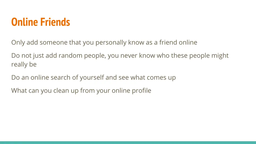 online friends