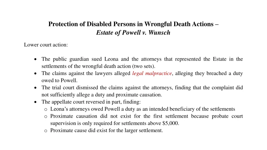 protection of disabled persons in wrongful death 3