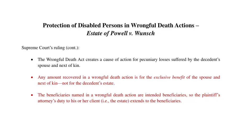 protection of disabled persons in wrongful death 5