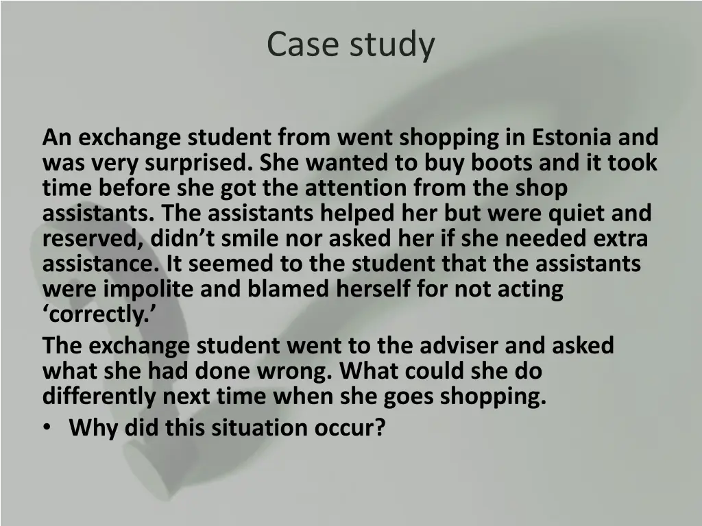 case study 1