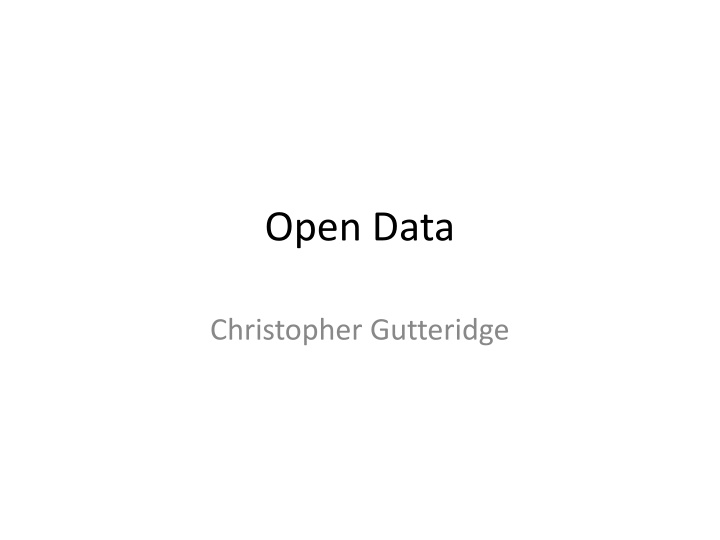 open data