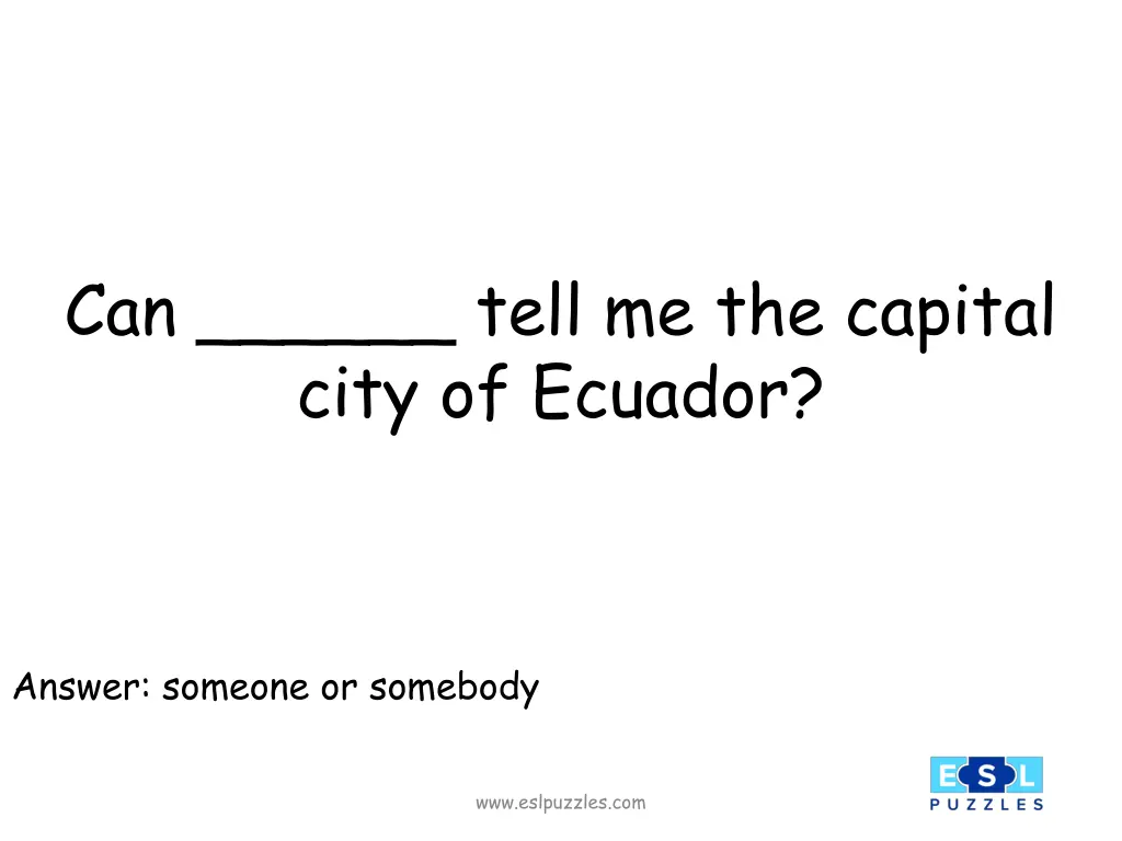 can tell me the capital city of ecuador