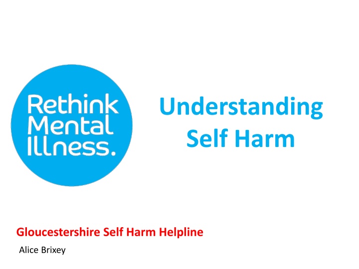 understanding self harm