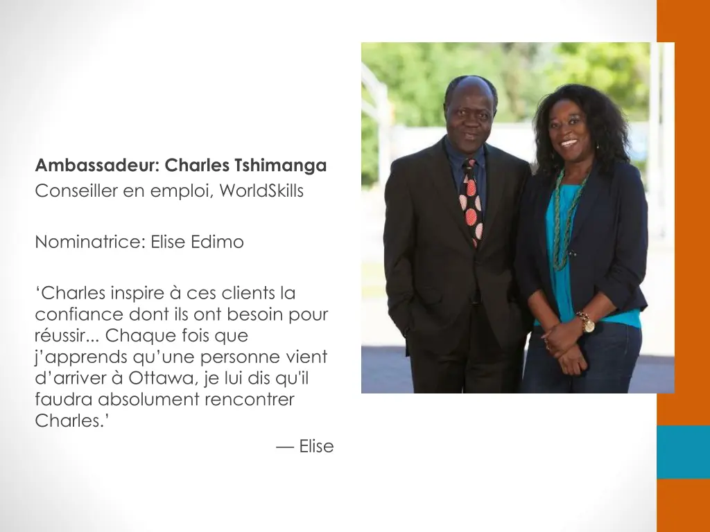 ambassadeur charles tshimanga conseiller