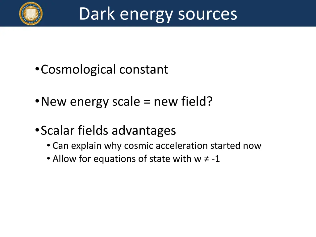 dark energy sources