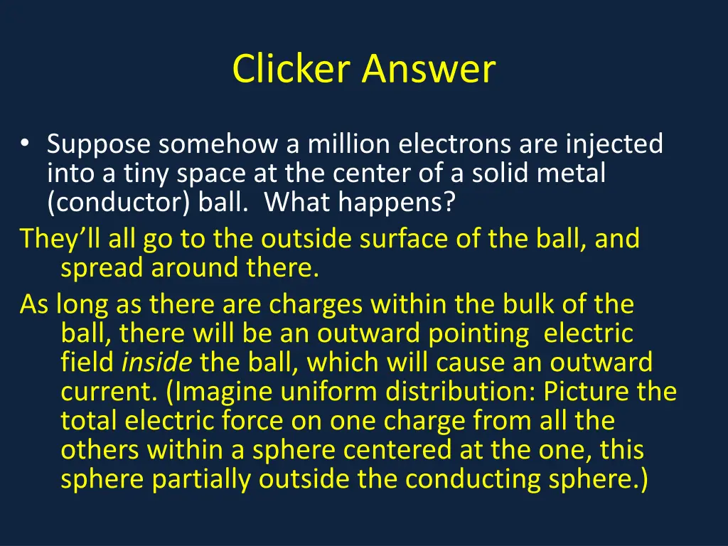 clicker answer