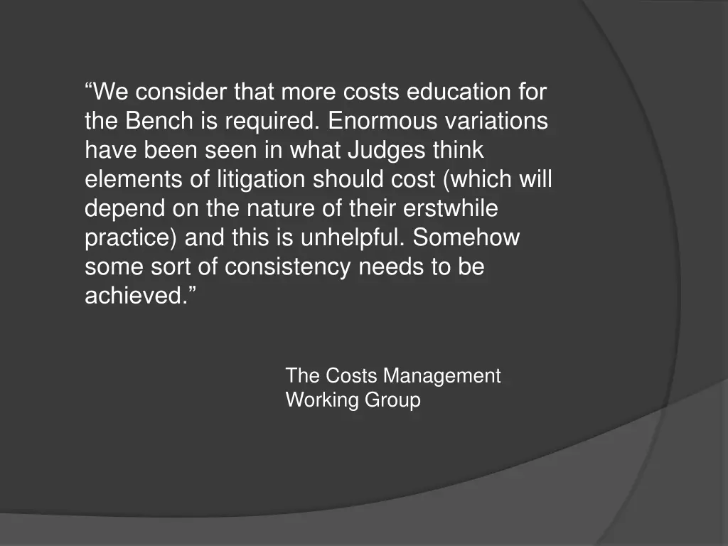 we consider that more costs education