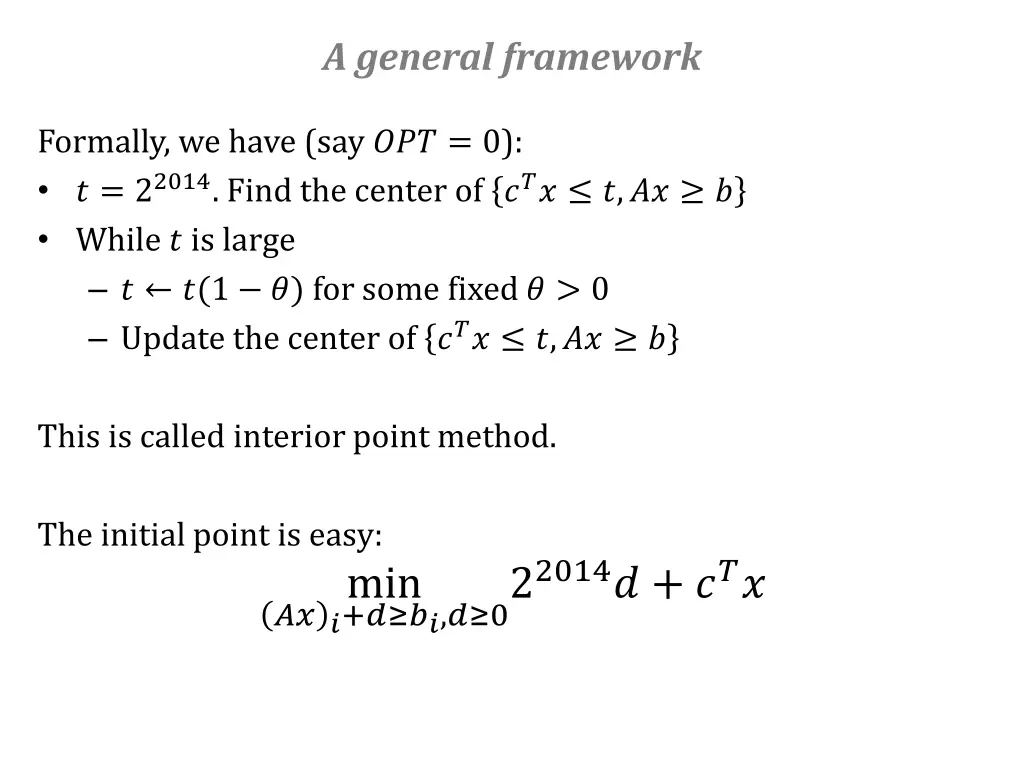 a general framework 2