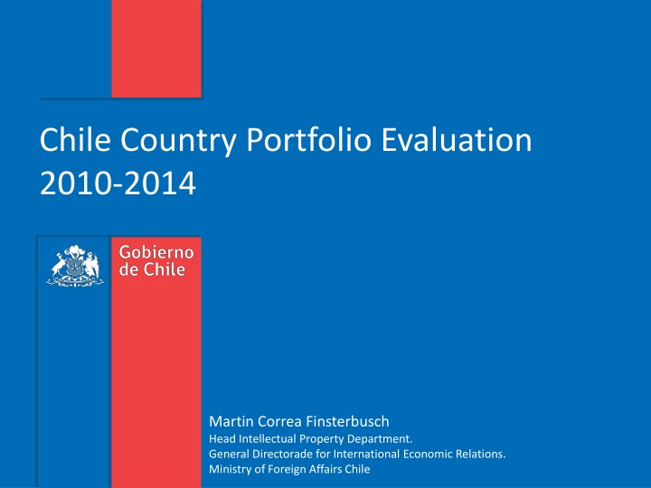 chile country portfolio evaluation 2010 2014