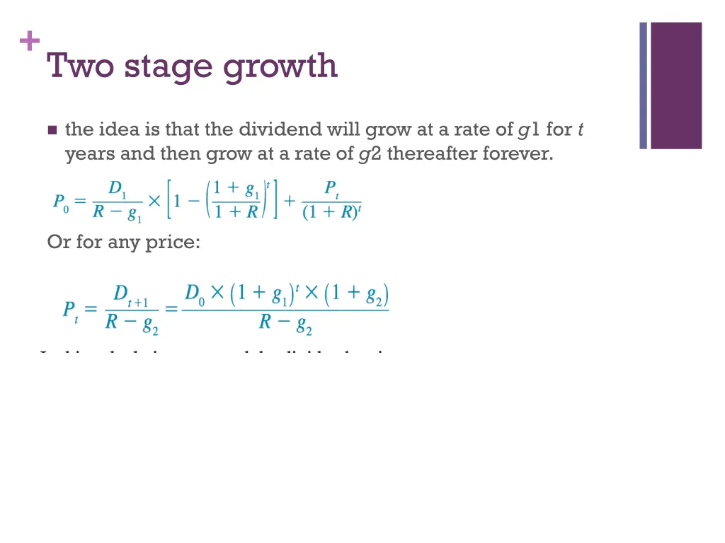 two stage growth