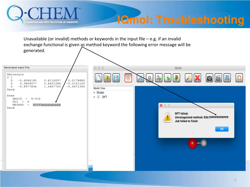 iqmol troubleshooting 3