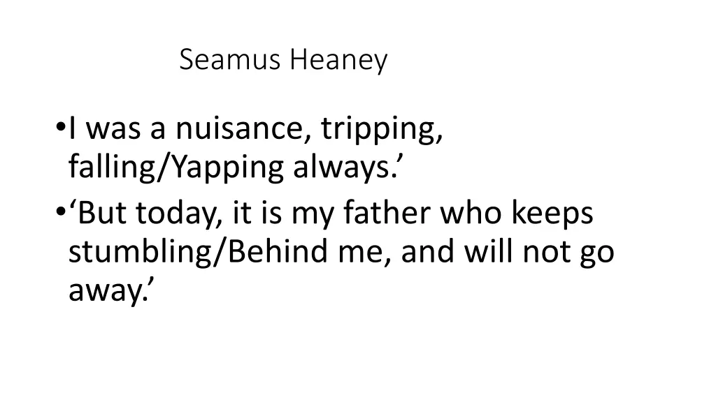 follower follower seamus heaney 1