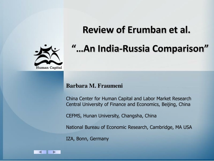 review of erumban et al