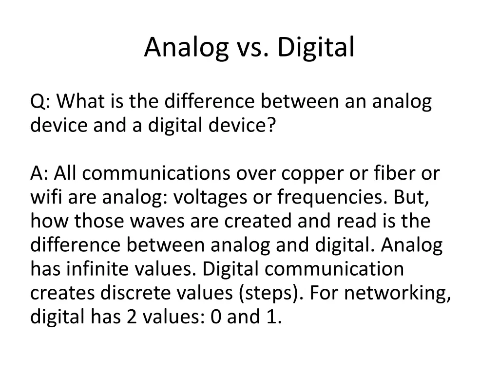 analog vs digital