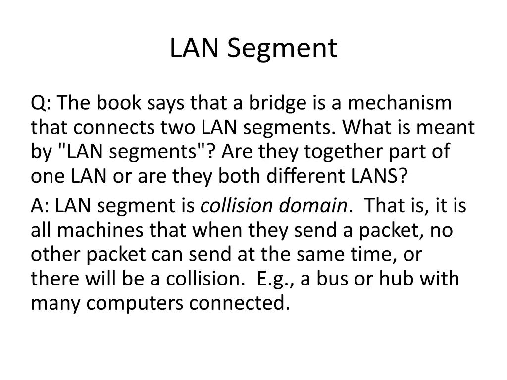 lan segment