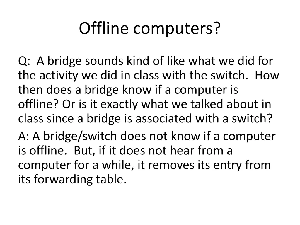 offline computers