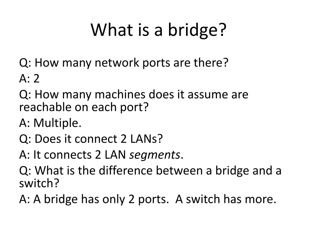 what is a bridge