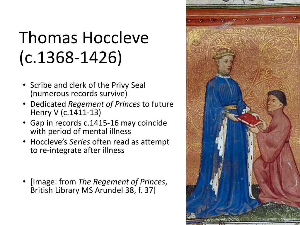 thomas hoccleve c 1368 1426