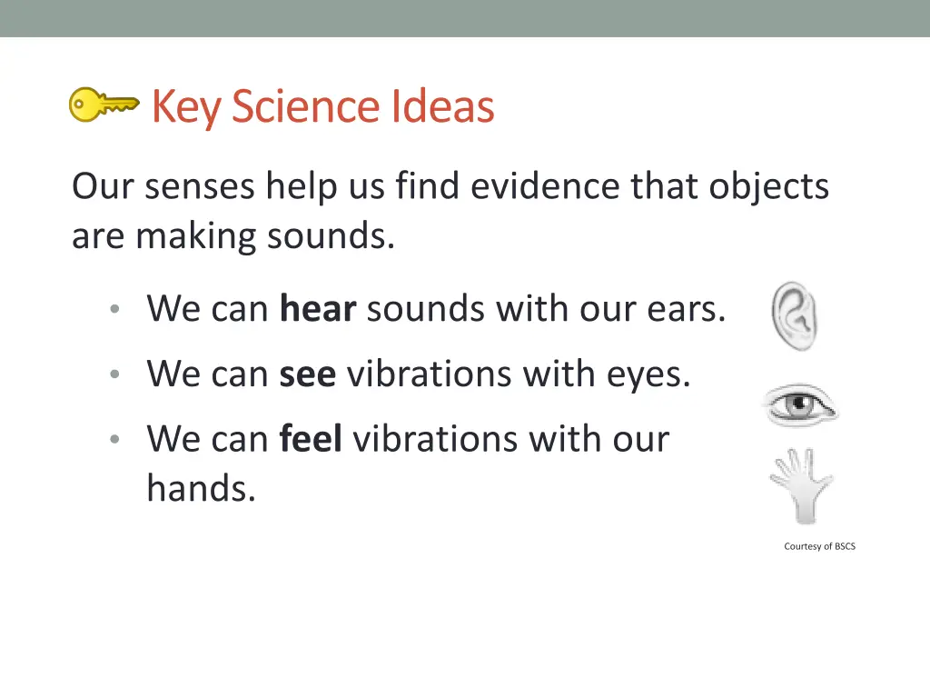 key science ideas