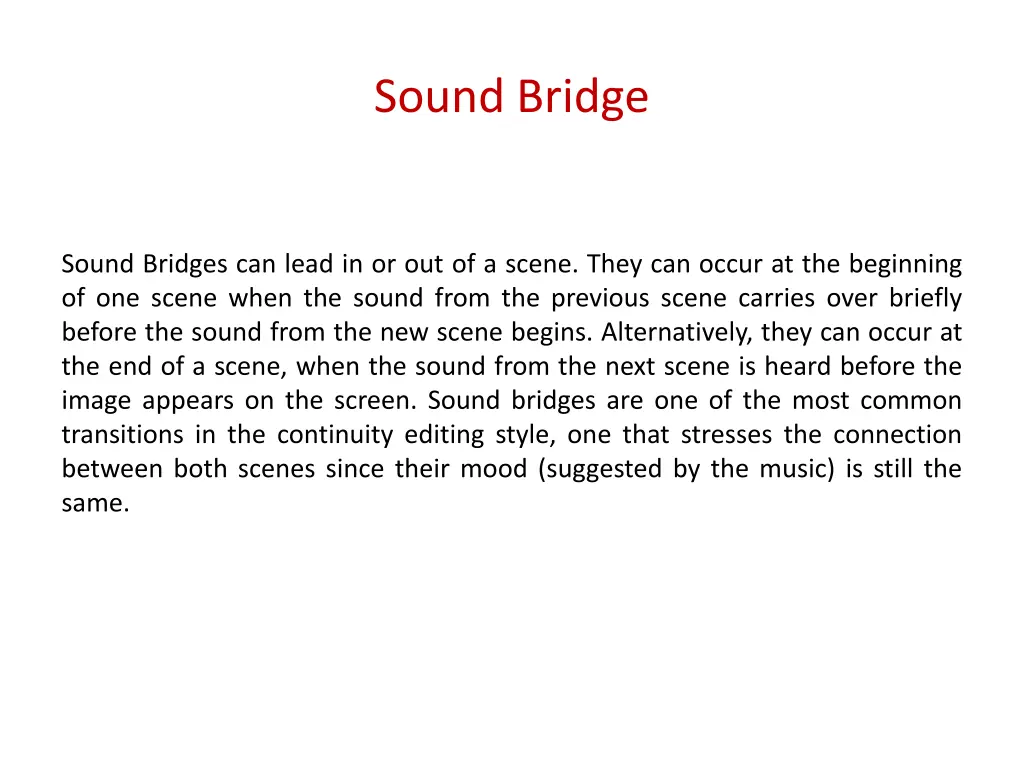 sound bridge