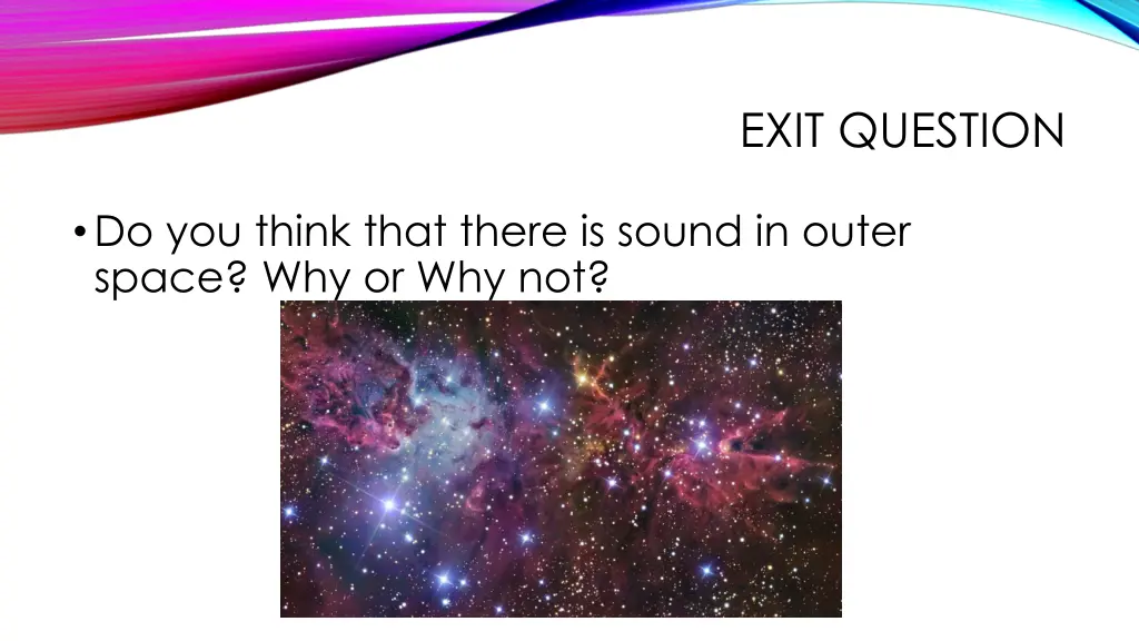 exit question