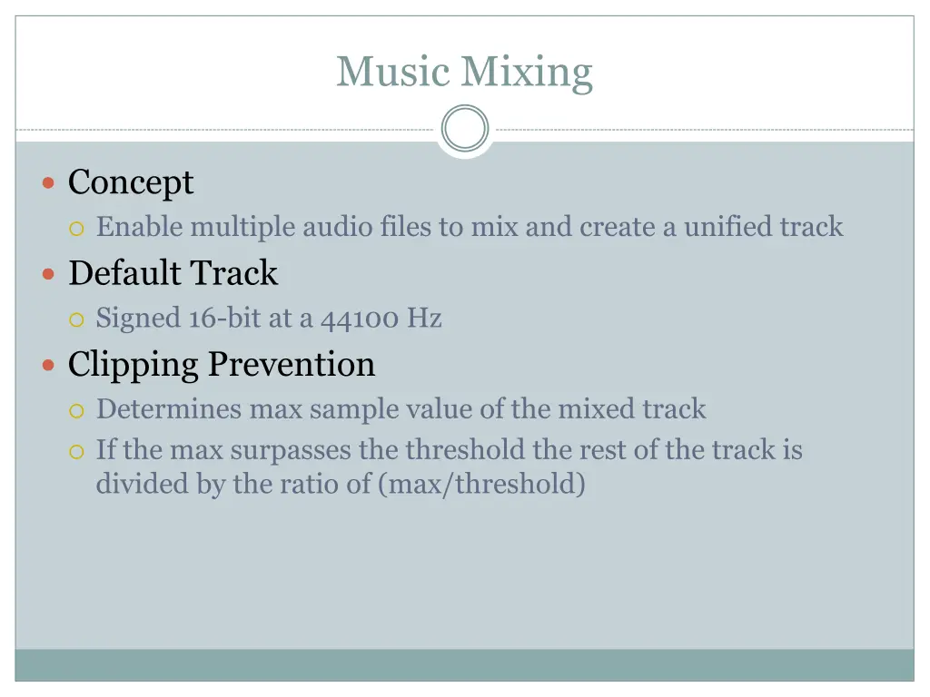 music mixing