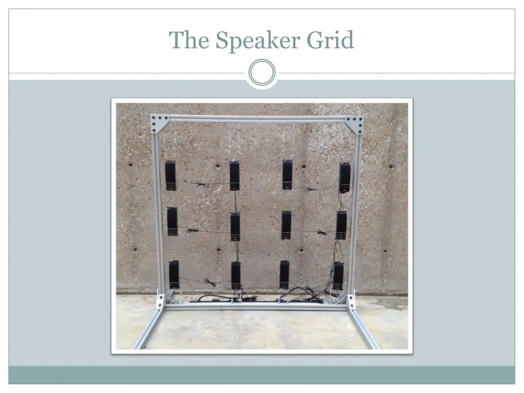 the speaker grid