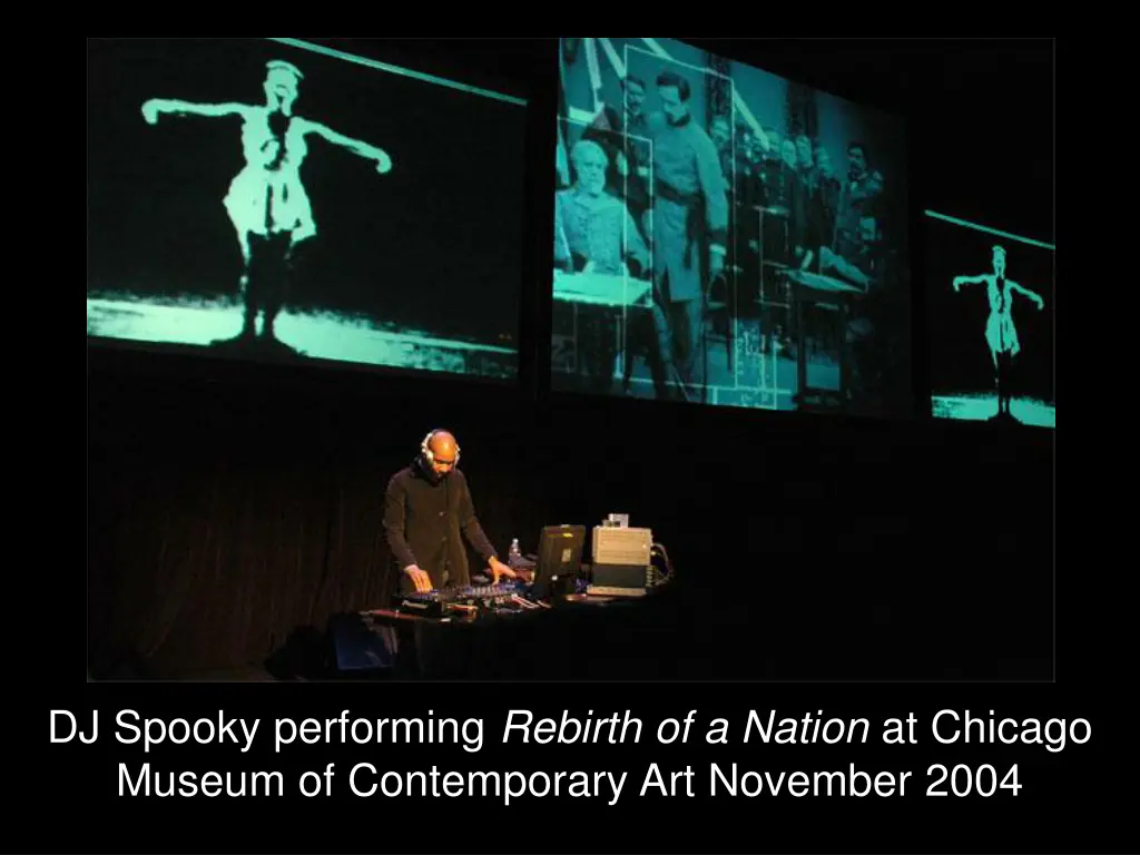 dj spooky performing rebirth of a nation